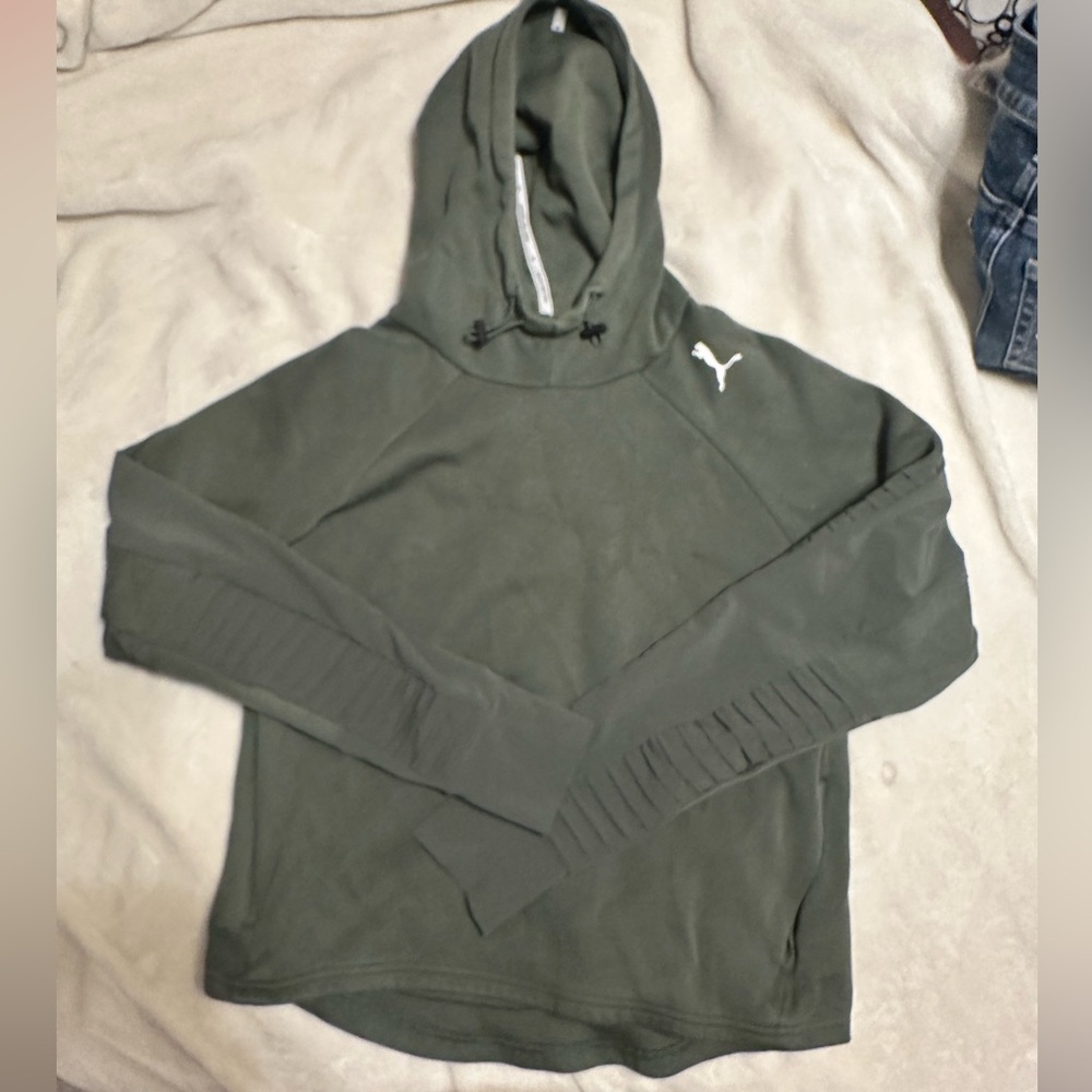Puma Keep You Dry Hoodie with Ribbed Detail